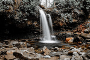 Grotto Falls is breathtaking in Gatlinburg! This waterfall emcompasses a pass through behind the falls creating one of the most memorable experiences when exploring Gatlinburg!