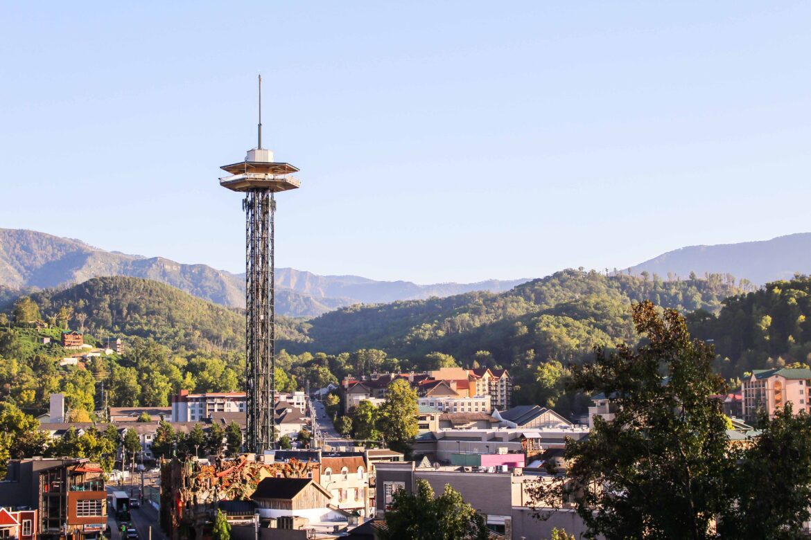 Landscape View Of The Charming Mountain Town