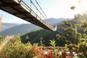 Gatlinburg Skylift Park Spans Across The Mountains Above Downtown Gatlinburg